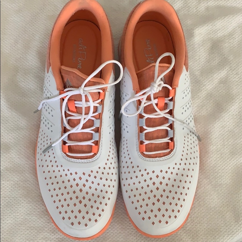 Adidas Womans Golf Shoe adi pure peach size 8.5